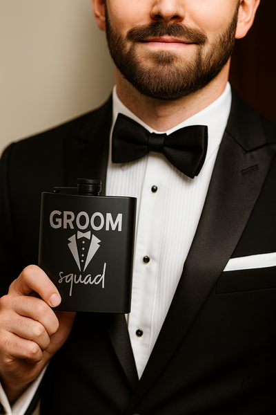 Groom Squad Flask
