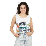 Tank Top — "Here for the Drink Package" Cocktail Cruise Party Shirt