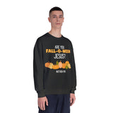 Fall-Themed Crewneck Sweatshirt, Funny Halloween Sweatshirt, Pumpkin Sweatshirt, Christian Apparel, Gift for Jesus Lover