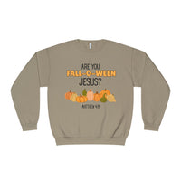 Fall-Themed Crewneck Sweatshirt, Funny Halloween Sweatshirt, Pumpkin Sweatshirt, Christian Apparel, Gift for Jesus Lover