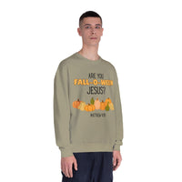 Fall-Themed Crewneck Sweatshirt, Funny Halloween Sweatshirt, Pumpkin Sweatshirt, Christian Apparel, Gift for Jesus Lover