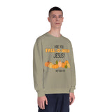 Fall-Themed Crewneck Sweatshirt, Funny Halloween Sweatshirt, Pumpkin Sweatshirt, Christian Apparel, Gift for Jesus Lover