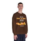 Fall-Themed Crewneck Sweatshirt, Funny Halloween Sweatshirt, Pumpkin Sweatshirt, Christian Apparel, Gift for Jesus Lover