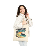 Cruise Crew Canvas Tote — Tropical Beach Cruise Bag