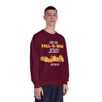 Fall-Themed Crewneck Sweatshirt, Funny Halloween Sweatshirt, Pumpkin Sweatshirt, Christian Apparel, Gift for Jesus Lover