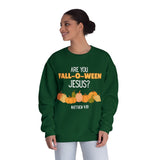 Fall-Themed Crewneck Sweatshirt, Funny Halloween Sweatshirt, Pumpkin Sweatshirt, Christian Apparel, Gift for Jesus Lover