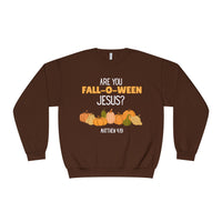 Fall-Themed Crewneck Sweatshirt, Funny Halloween Sweatshirt, Pumpkin Sweatshirt, Christian Apparel, Gift for Jesus Lover