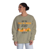 Fall-Themed Crewneck Sweatshirt, Funny Halloween Sweatshirt, Pumpkin Sweatshirt, Christian Apparel, Gift for Jesus Lover