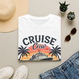 Cruise Crew T‑Shirt — 'Making Waves' Retro Sunset Cruise Shirt