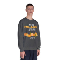 Fall-Themed Crewneck Sweatshirt, Funny Halloween Sweatshirt, Pumpkin Sweatshirt, Christian Apparel, Gift for Jesus Lover