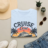 Cruise Crew T‑Shirt — 'Making Waves' Retro Sunset Cruise Shirt