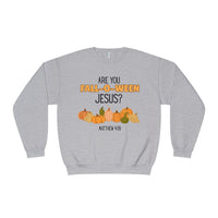 Fall-Themed Crewneck Sweatshirt, Funny Halloween Sweatshirt, Pumpkin Sweatshirt, Christian Apparel, Gift for Jesus Lover