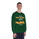 Fall-Themed Crewneck Sweatshirt, Funny Halloween Sweatshirt, Pumpkin Sweatshirt, Christian Apparel, Gift for Jesus Lover