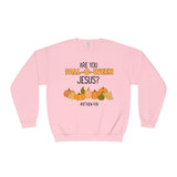 Fall-Themed Crewneck Sweatshirt, Funny Halloween Sweatshirt, Pumpkin Sweatshirt, Christian Apparel, Gift for Jesus Lover