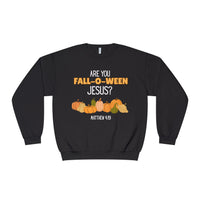 Fall-Themed Crewneck Sweatshirt, Funny Halloween Sweatshirt, Pumpkin Sweatshirt, Christian Apparel, Gift for Jesus Lover