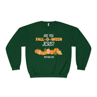 Fall-Themed Crewneck Sweatshirt, Funny Halloween Sweatshirt, Pumpkin Sweatshirt, Christian Apparel, Gift for Jesus Lover