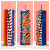 Blue & Orange Tumbler