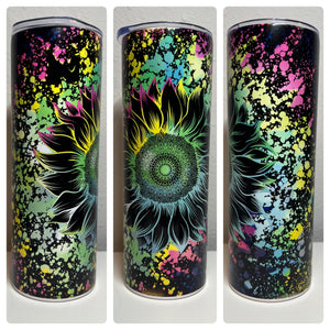 Colorful Sunflower Tumbler