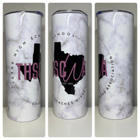 THSCWA - Grey Marble Tumbler