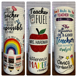 Teacher Fuel Tumbler