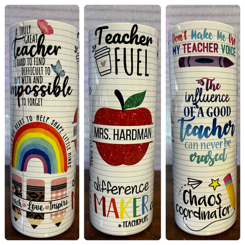 Teacher Fuel Tumbler