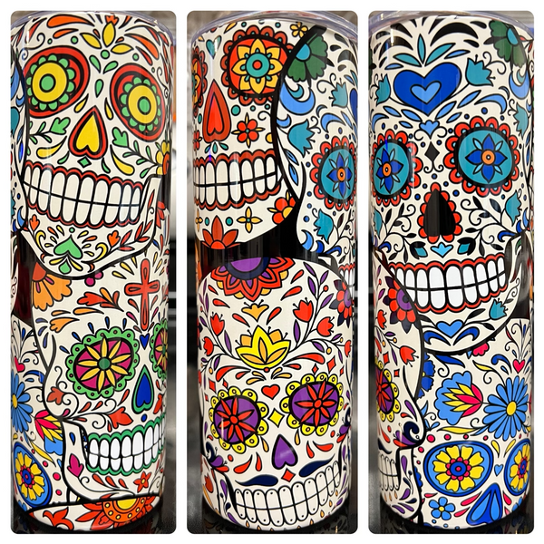 Sugar Skull Tumbler