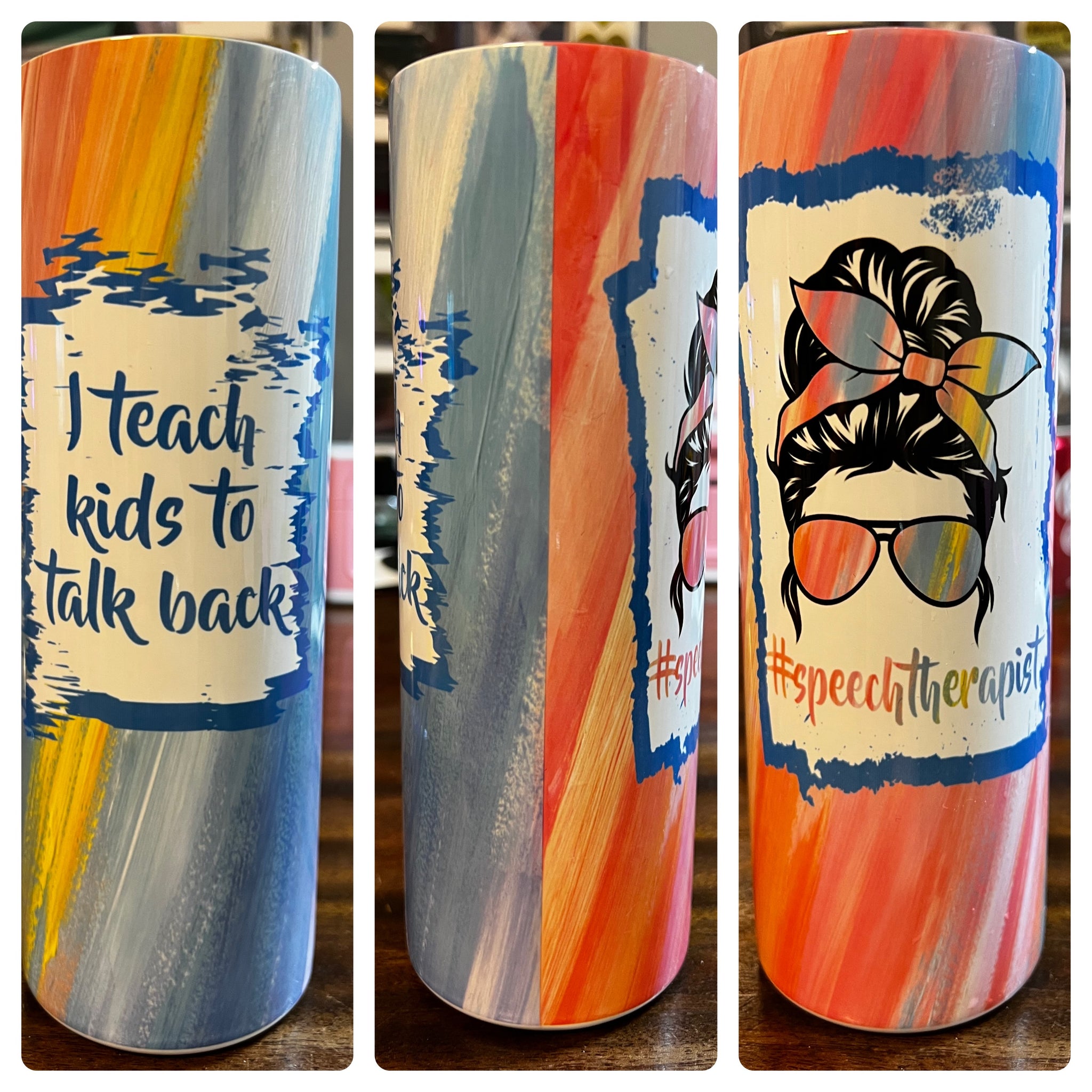 Speech Therapist Tumbler