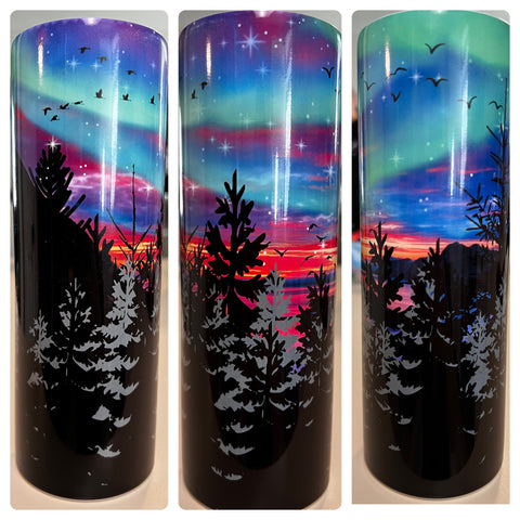 Aurora Forest Tumbler